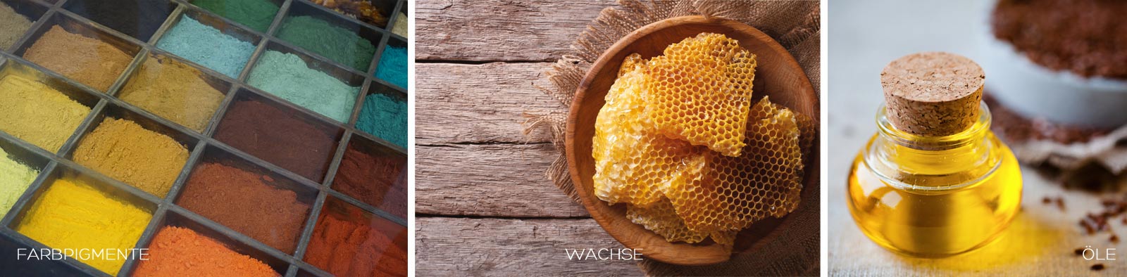 Farbpigmente Wachse Öle Farbpigmente Wachse Öle